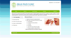 Desktop Screenshot of delhipilesclinic.com