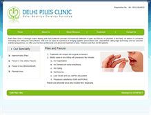 Tablet Screenshot of delhipilesclinic.com